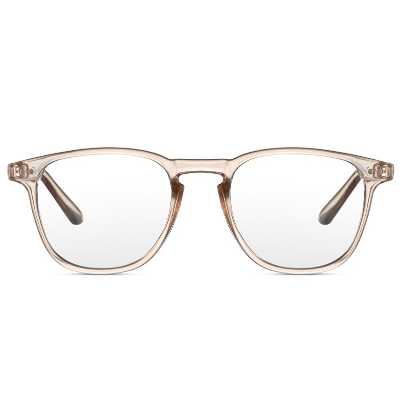 Anti blue light glasses - Moselle | Beige transparent frame