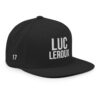 Standard Luc Leroux Snapback Cap | Black